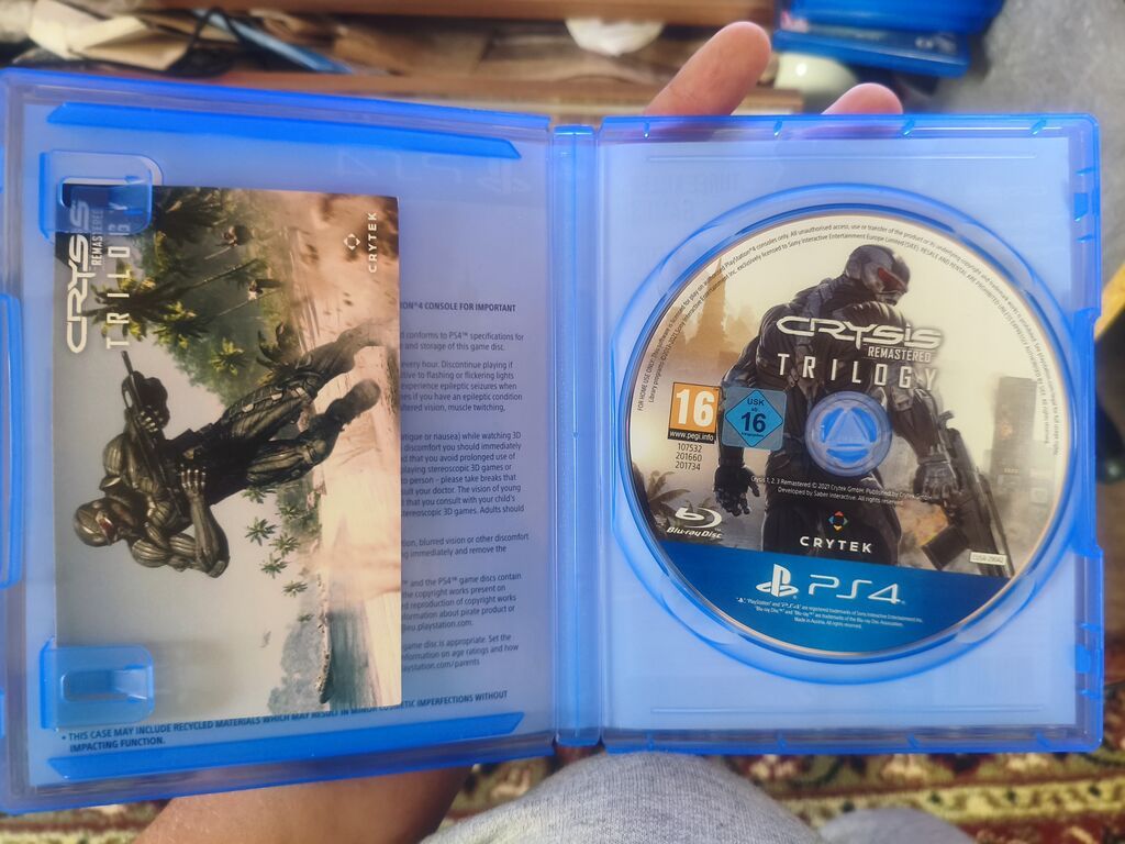PS4 oyun diski: Crysis Remastered Trilogy - Platforma: PlayStation 4 — Konsol oyunları, Digah (3)