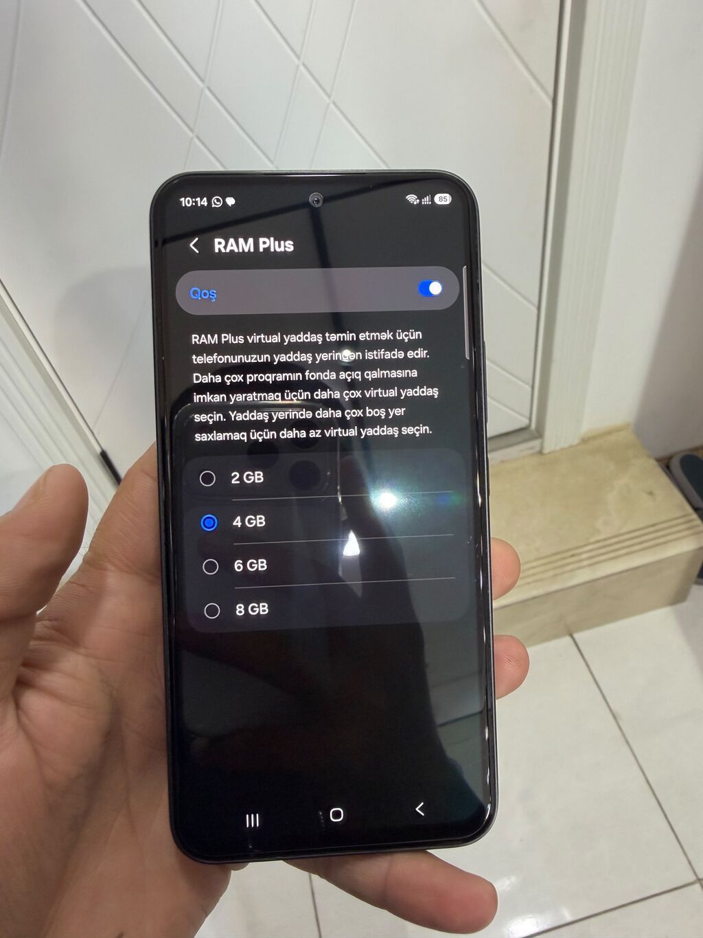 Samsung Galaxy A54 5G, 256 GB, rəng - Boz, İki sim kartlı — Samsung, Quba (5)