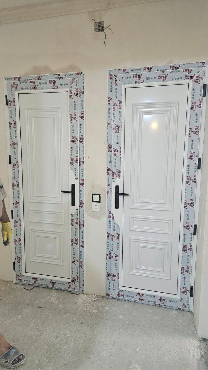Pvc alüminium cameyvan, qapı və pəncərə sifarişi — Təmir və inşaat, Bakı (6)