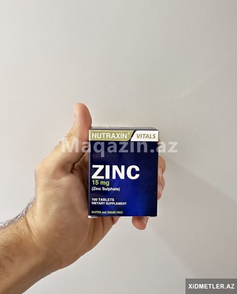 Nutraxin Zinc 15mg Sink - Qida əlavəsi — Bakı