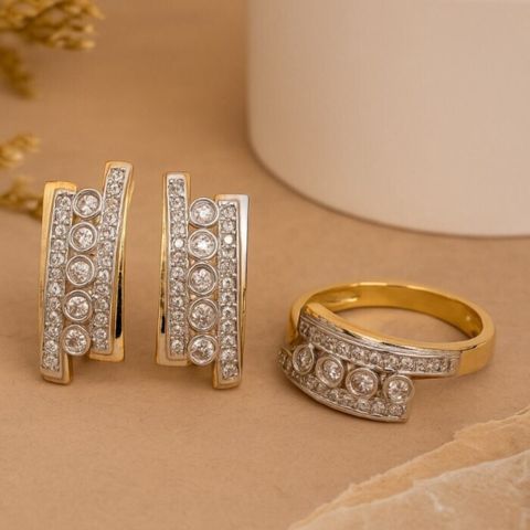 Bijuteriya dəsti sırğa və üzük 2345895 — Bakı