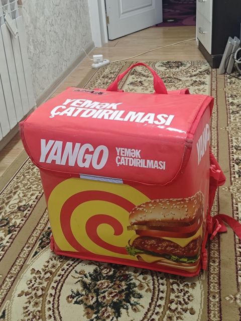 Yemək çatdırılması üçün izotermik çanta – Yango brendli - Növ — Bakı