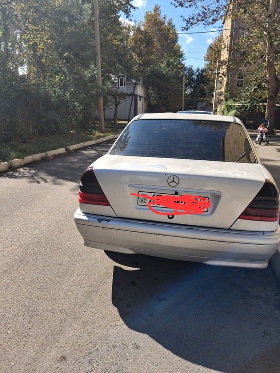 Mercedes C 180, 1.8 L, 1995 il, 570 231 km — Avtomobillər, Mingəçevir (2)