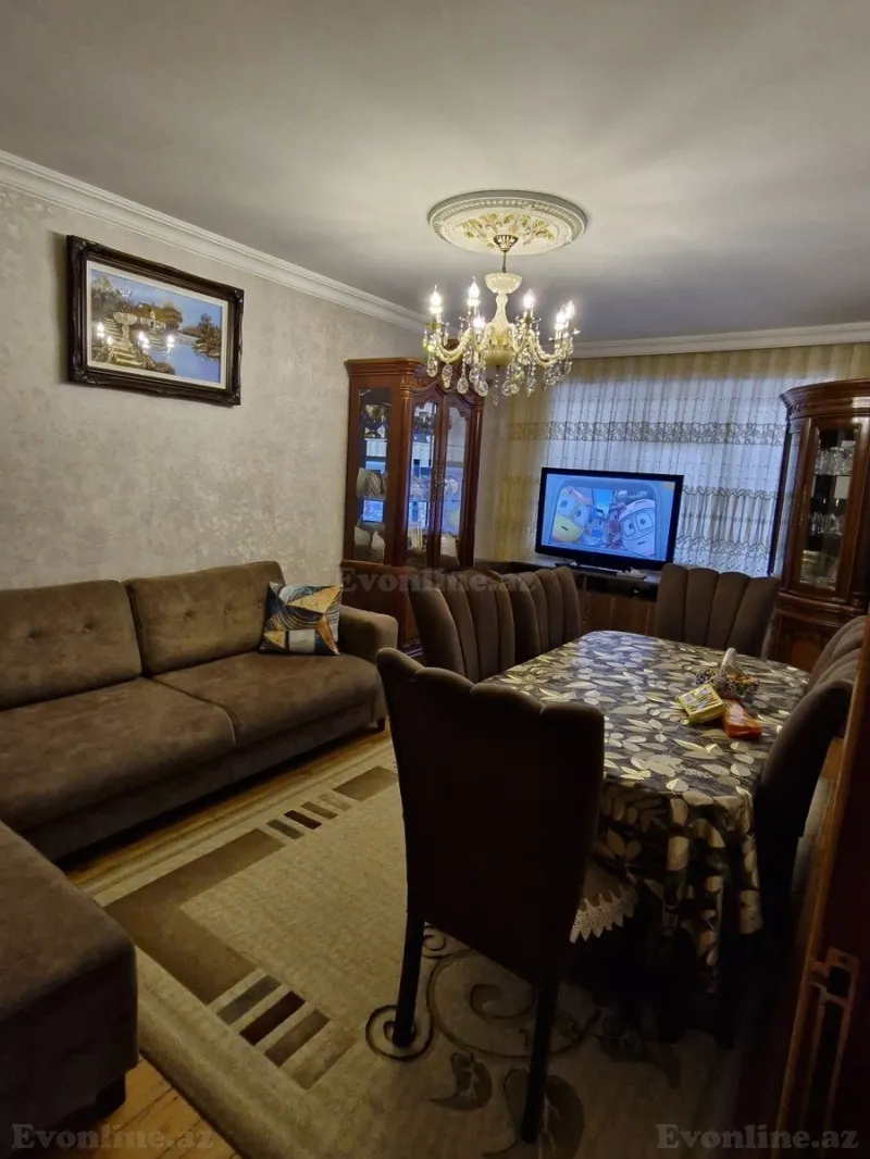 Satılır 4 otaqlı Mənzil Köhnə tikili 80 m² Bakı, Xəzər r., Binə — Mənzil, Bakı (8)