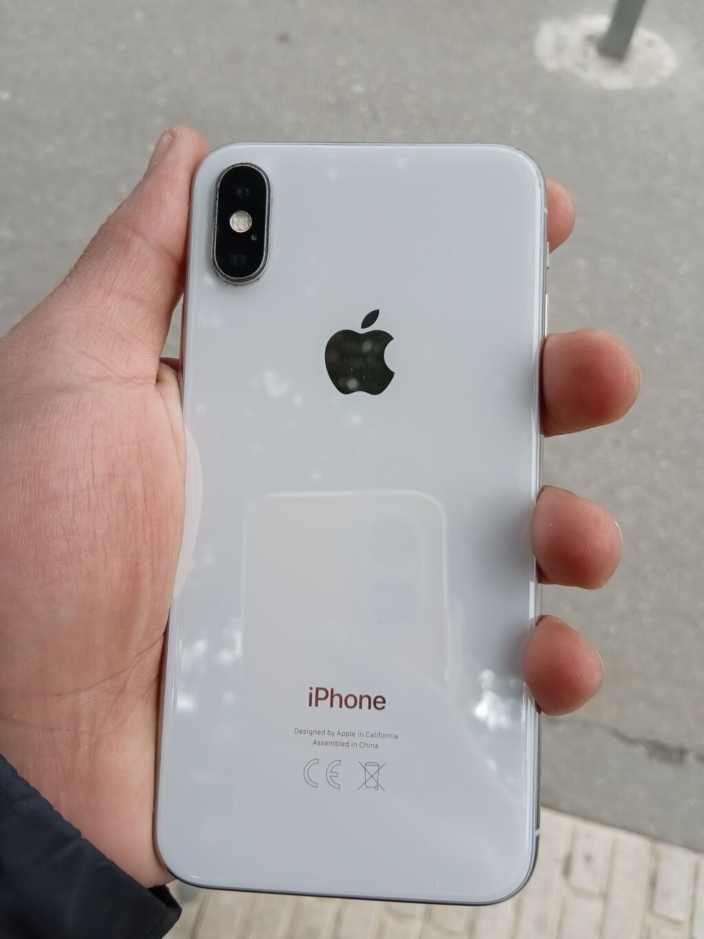 IPhone X, Gümüşü, Face ID — Apple iPhone, Bakı (2)