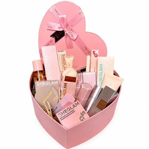 Kosmetik hədiyyə dəsti No Brand (Dodaq balzamı + Saç üçün kirşan + Bronzer + Üz üçün praymer + Dodaq üçün parıldadıcı + Ənlik + Maye ənlik + Makiyaj silmə üçün vasitə + Konsiler) — Bakı