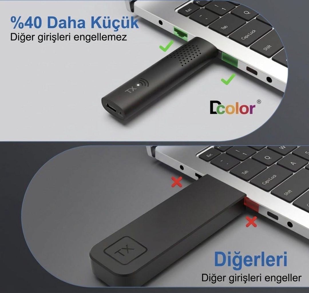 D-color Transmitter Wireless HDMI Görüntü Ötürücü — Periferik cihazlar, Bakı (4)