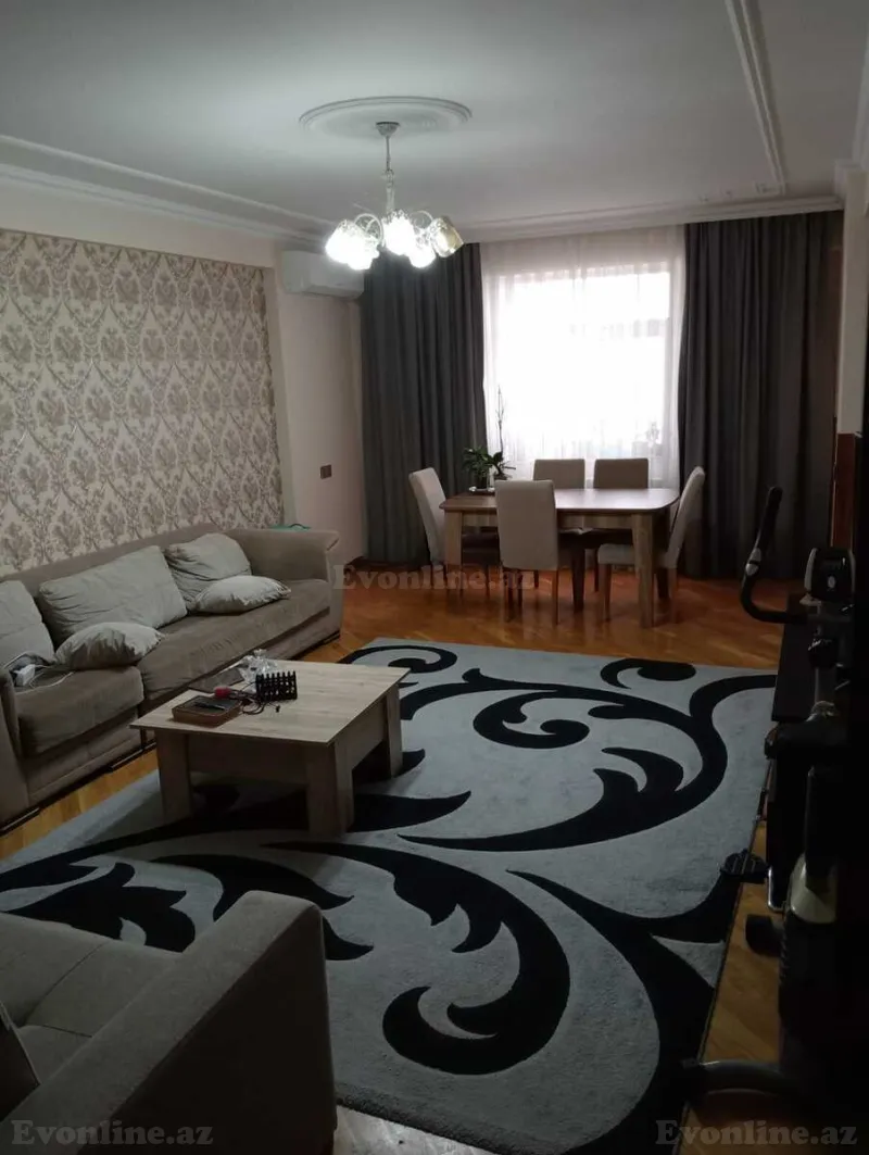 Satılır 3 otaqlı Mənzil Yeni tikili 110 m² Bakı, Yasamal r., İnşaatçılar m., Yeni Yasamal — Bakı