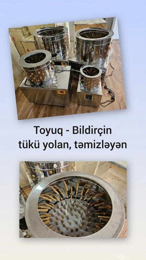 Toyuq. Bildirçin tükü təmizləyən — Biznes və avadanlıq, Bakı