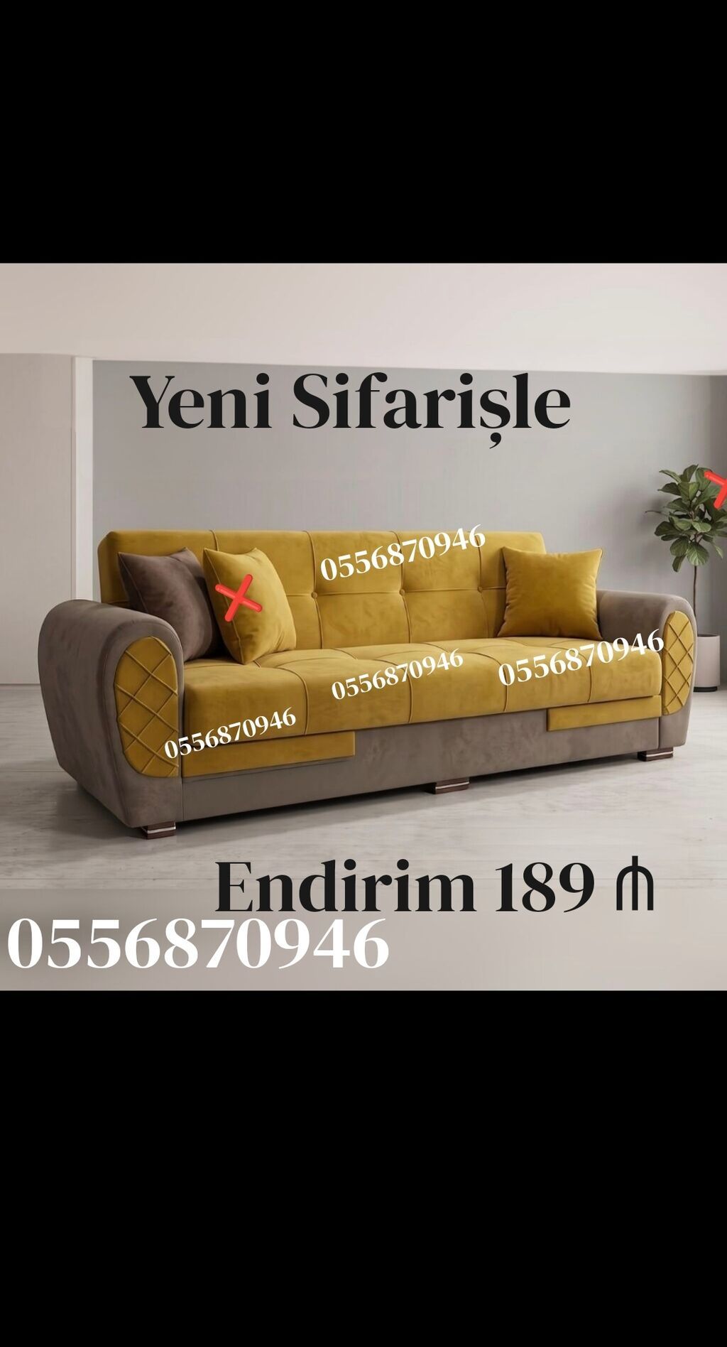 Divan, Yeni, Açılan, Bazalı, Parça, Ödənişli çatdırılma — Divanlər, Bakı (10)