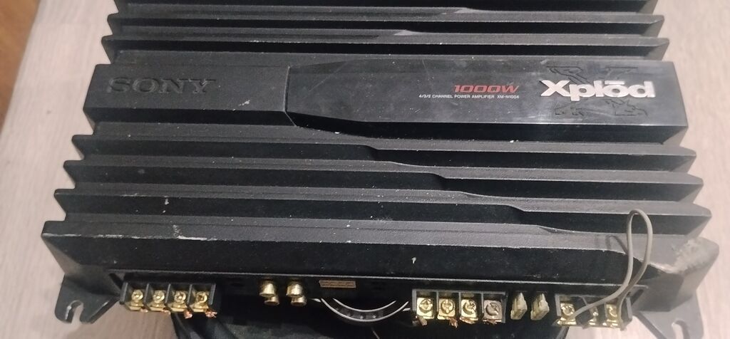 Sony 1000Watt usilitel. 4 ədəd Pioneer 100watt kalonka. 120 hamisi bir — Avtomobil akustikası, Bakı (2)