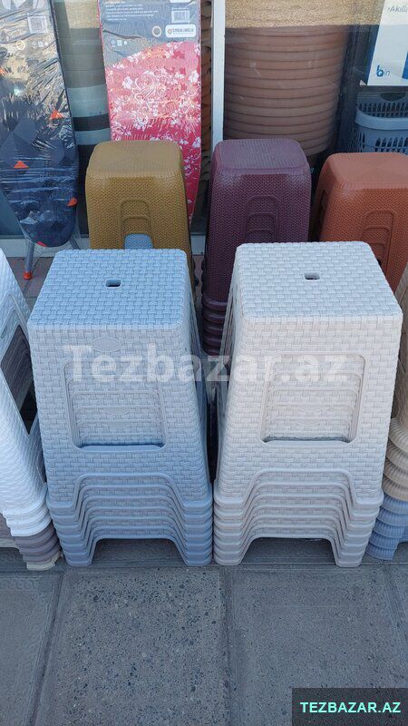 Taburetka stul oturacaq taburetka plastik oturacaqplastik — Ev malları, Bakı (9)