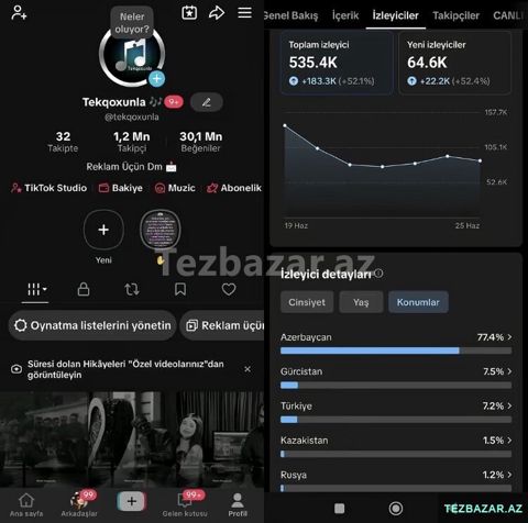 Tiktok sehifesi — İmişli