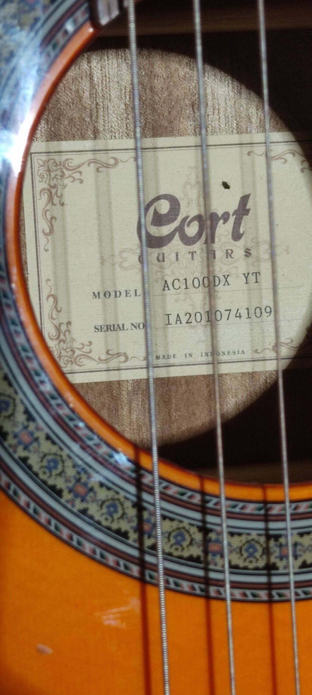 Naylon simli klassik "Cort" gitara - Klavatura: marker nöqtələri ilə — Gitarlar və digər simli alətlər, Bakı (7)