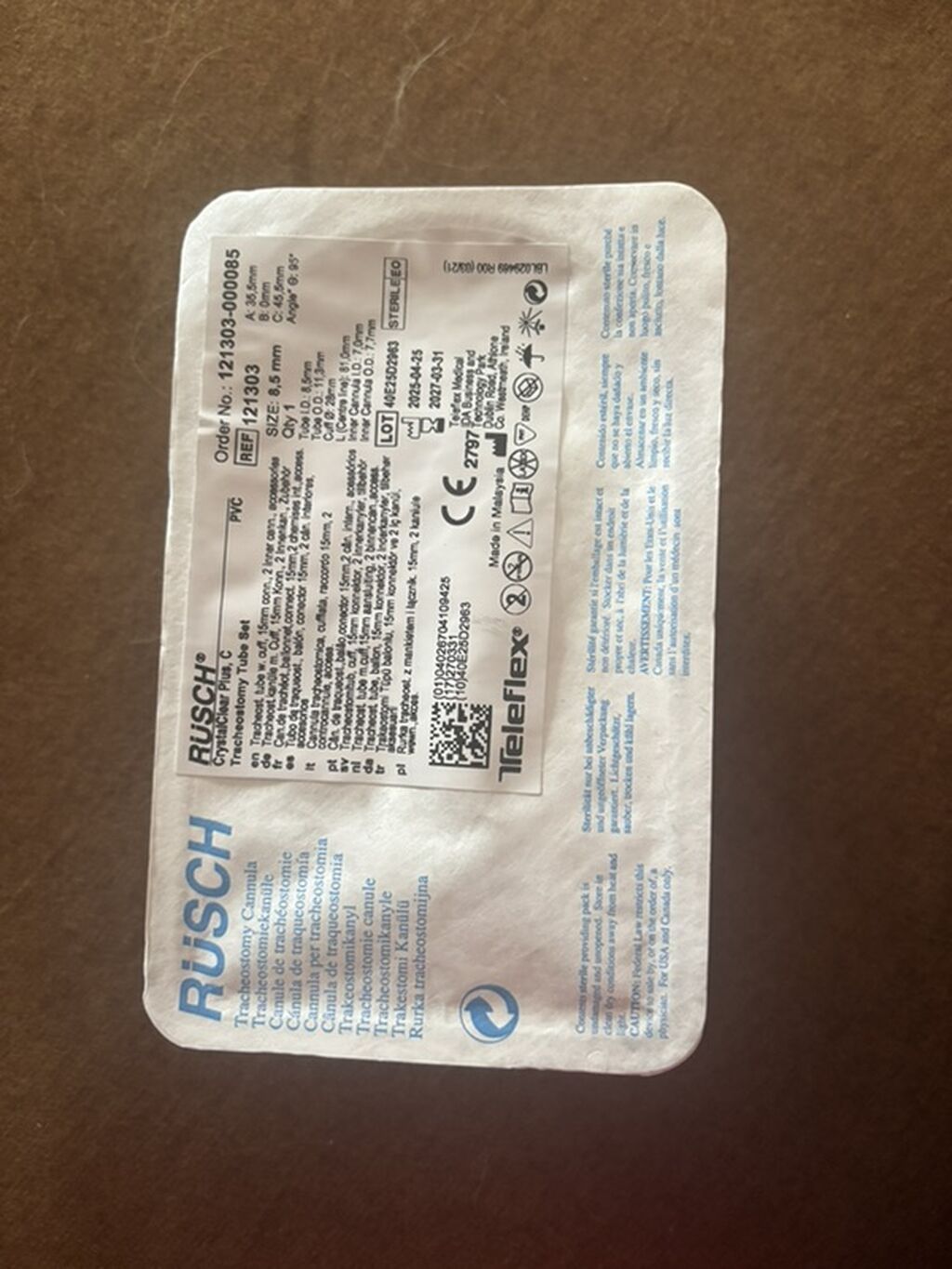 Rüsch Trakeostomiya Kanülü – Teleflex Məhsulun adı: Rüsch — Digər, Bakı (2)
