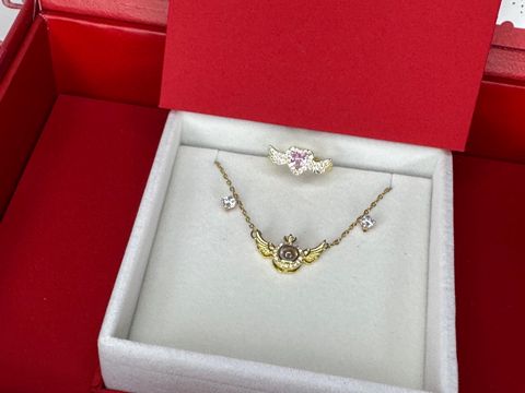 Boyunbağı, sırğa və üzük, paslanmayan polad — Bakı