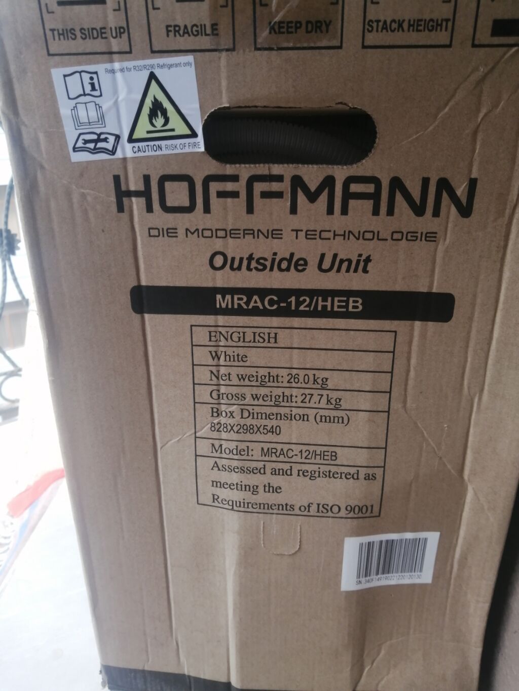 Hoffman kondisioner MRAC-12/HEB SİAC-09/HR. İki ədəd yeni bağlı qutu — Ev malları, Bakı (3)