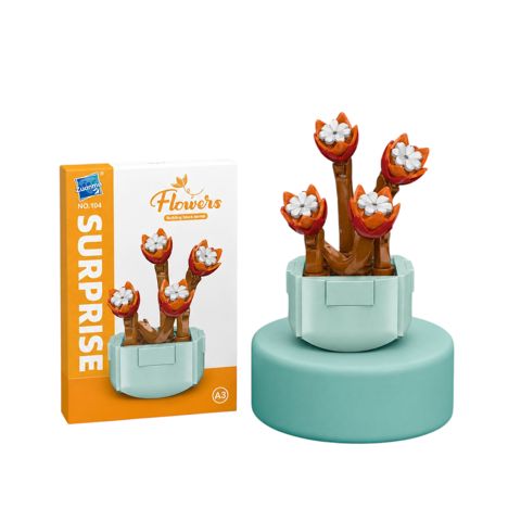 Blok konstruktoru Zuanma Flowers A3 104, 6 yaşdan — Bakı