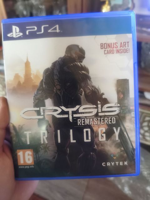 PS4 oyun diski: Crysis Remastered Trilogy - Platforma: PlayStation 4 — Digah