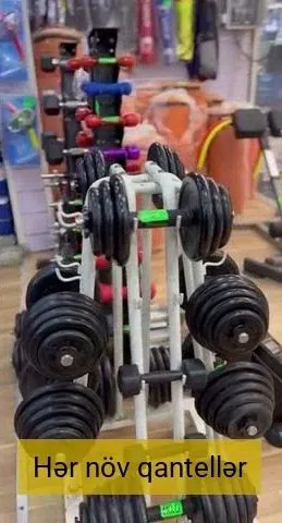 İdman üçün qantellər dəsti — Fitness və simulyatorlar, Bakı (4)