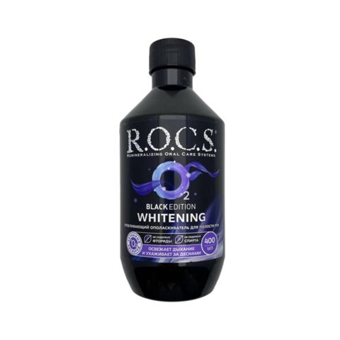 Ağız yaxalayıcı R.o.c.s. Black Edition Whitenning, 400 ml — Bakı
