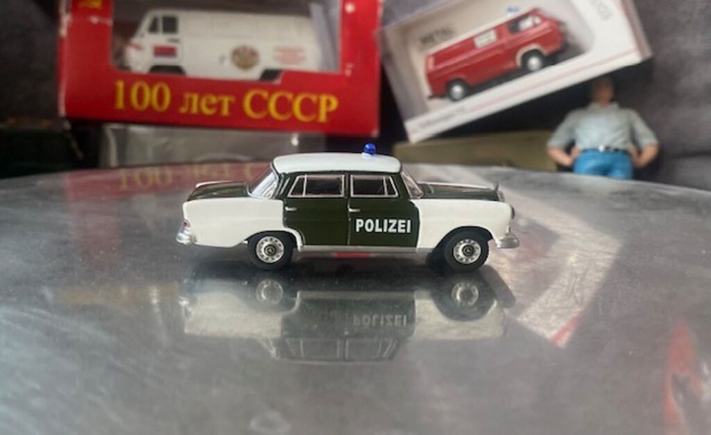 Mercedes, 1961 il, 1:64, Dəmir, Ödənişli çatdırılma — Modellar, Bakı (7)