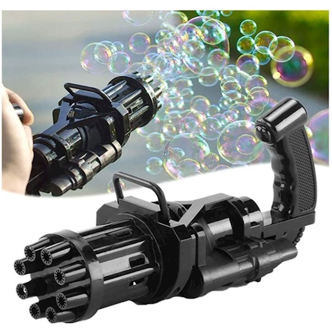Sabun köpükləri buraxan Gatling Bubble Machine Bubble Gun, qara — Sabun köpükləri, Bakı (3)