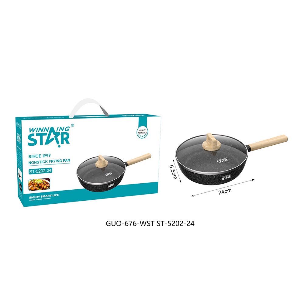 Tava Winning Star ST-5202-24, 24 sm, Tökmə alüminium, Yapışmayan örtük — Mallar, Bakı
