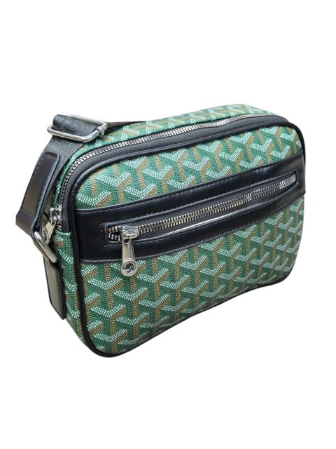 Kross-bodi çanta uniseks, yaşıl, poliuretan, 23x16 sm, Çin istehsalı - WCo_2006_Green — Bakı