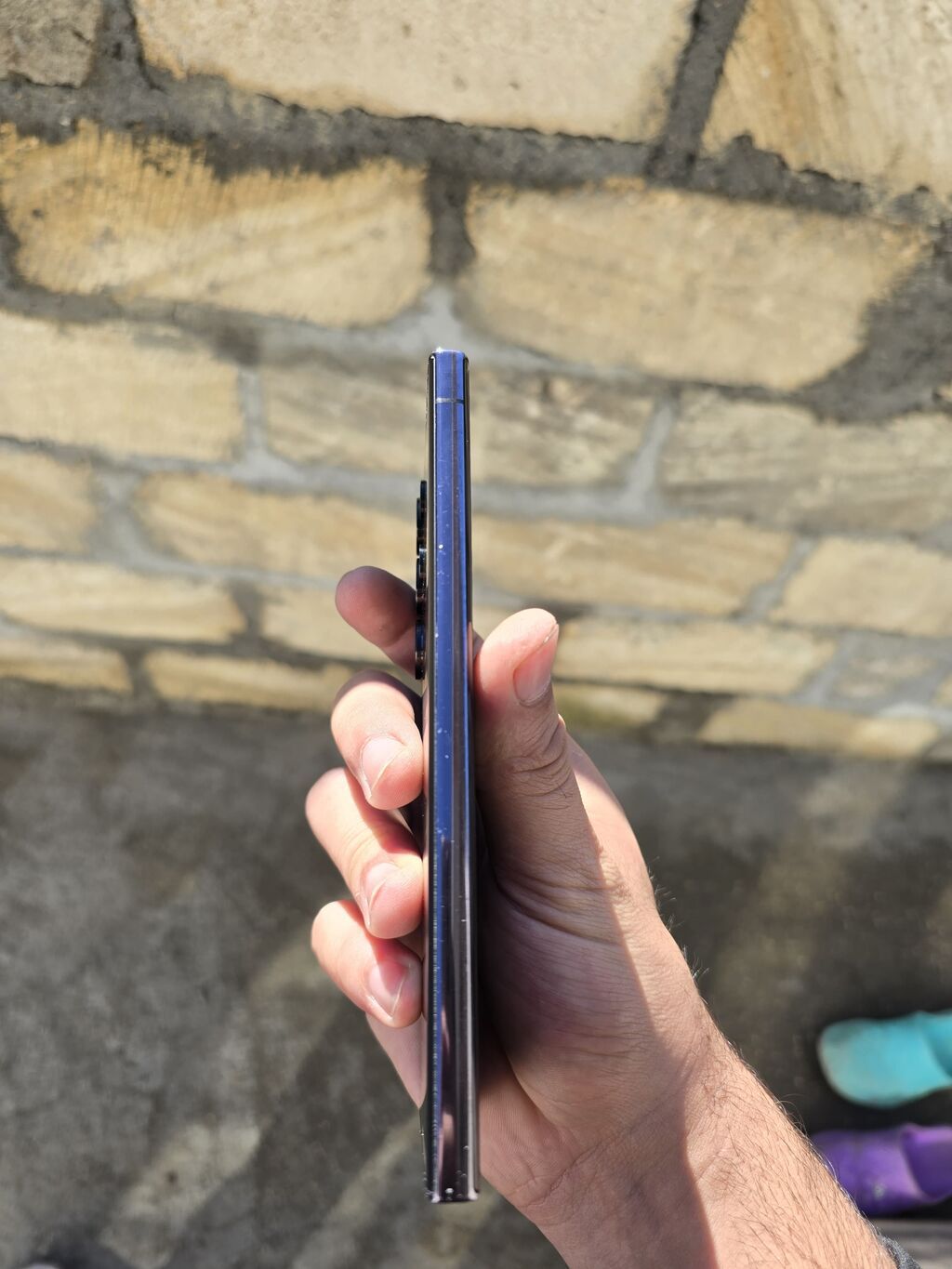 Premium telefon qabı – Galaxy S22 Ultra üçün (kamera kəsiyi və korpus — Digər, Xaçmaz (6)