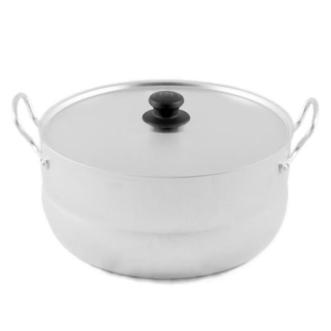 Alüminium qazan "Калитва" 1080, 2 tutacaq, metal qapaq, 8 L — Bakı