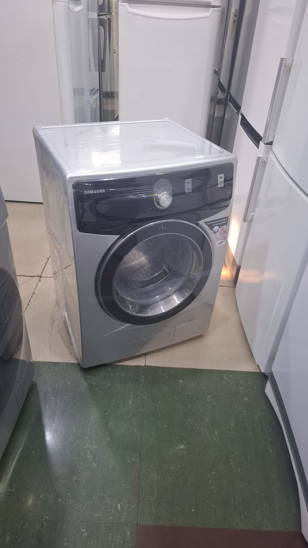 Samsung paltaryuyan – 7 kq, boz rəng - Ön yükləməli model - Geniş — Çamaşır maşınları, Bakı