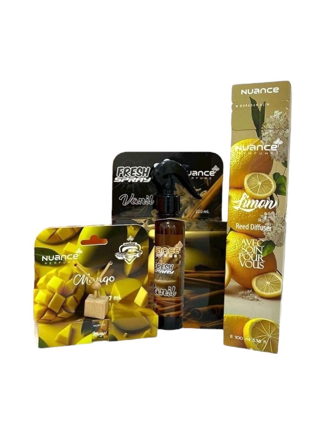 Ətirlər, ətir dəstləri Tam hədiyyə dəsti 3-lü - Limon-Vanil-Mango-0230 — Mallar, Bakı