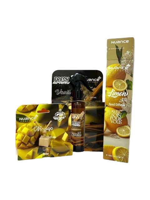 Ətirlər, ətir dəstləri Tam hədiyyə dəsti 3-lü - Limon-Vanil-Mango-0230 — Bakı