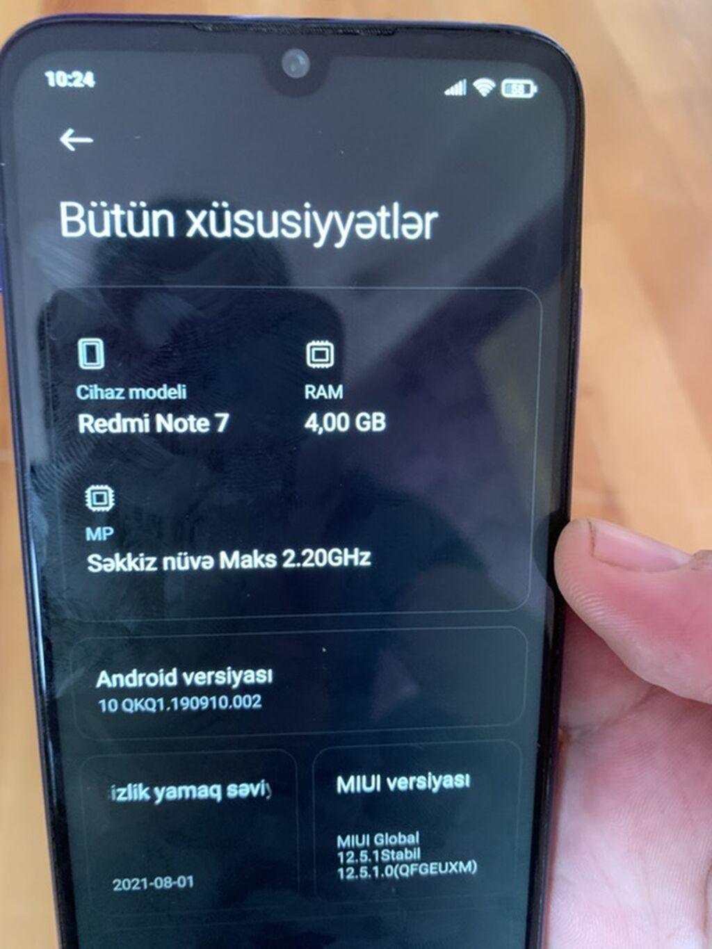 Xiaomi 64 GB, rəng - Mavi, Barmaq izi — Xiaomi, Bakı (3)