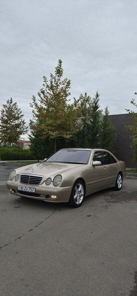 Mercedes E 220, 2.2 L, 2000 il, 486 213 km — Avtomobillər, Bakı (3)