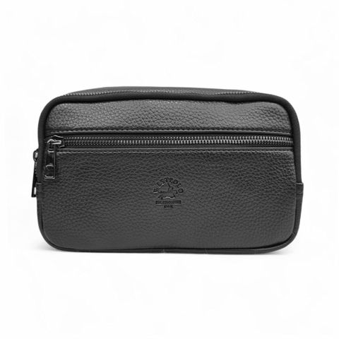 Kross-bodi çanta WestPolo, qara, poliuretan, 12x22 sm — Bakı
