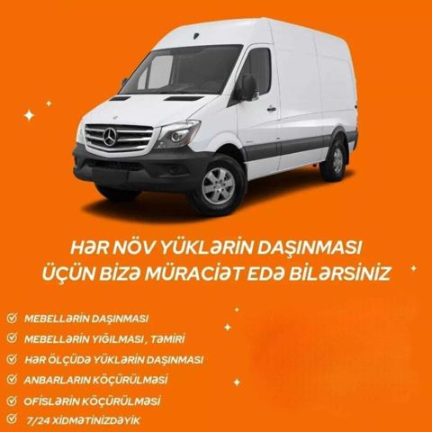 Sıramax Sprinter yükdaşıma xidməti - Şəhərdaxili və rayonlara — Gəncə