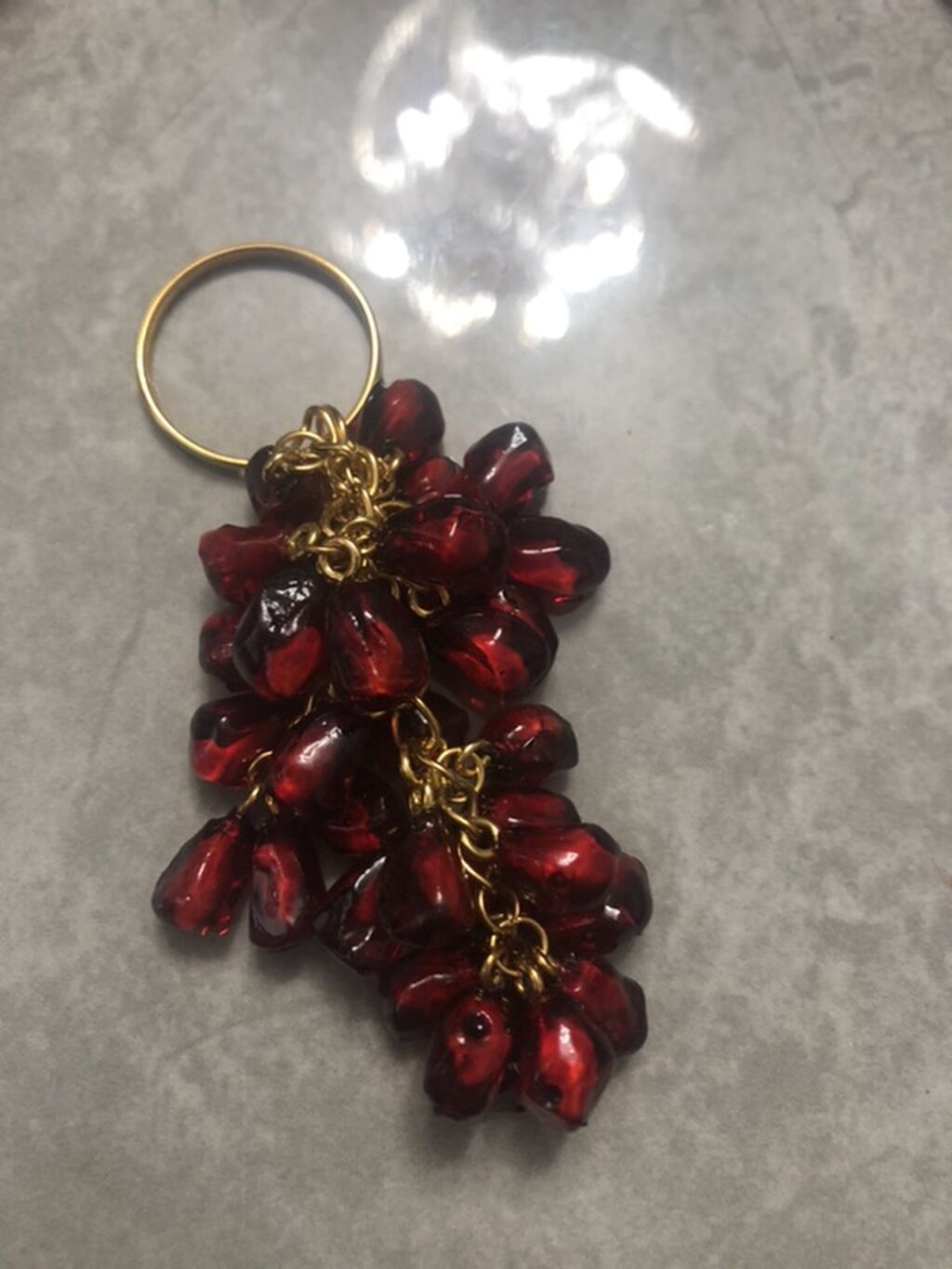 Mini “ev duzu” mövzusunda şüşə banka açarlıqları - Məhsul: Kiçik şüşə — Açar əti və əti ləkəsi, Güzdək (6)