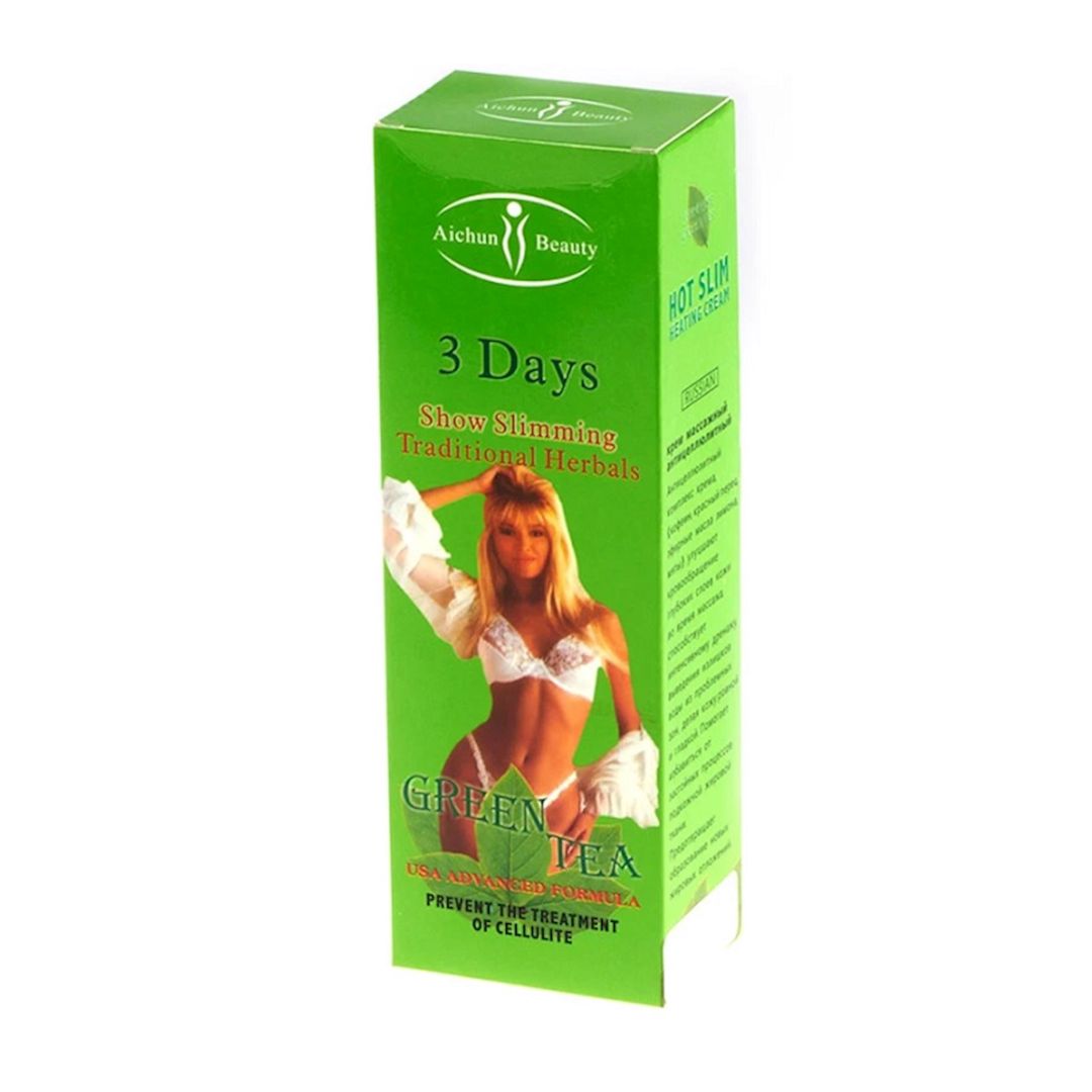 Antisellülit kremi Aichun Beauty 3 Days Herbal Green Tea Slimming Cream, 200 ml — Mallar, Bakı (2)