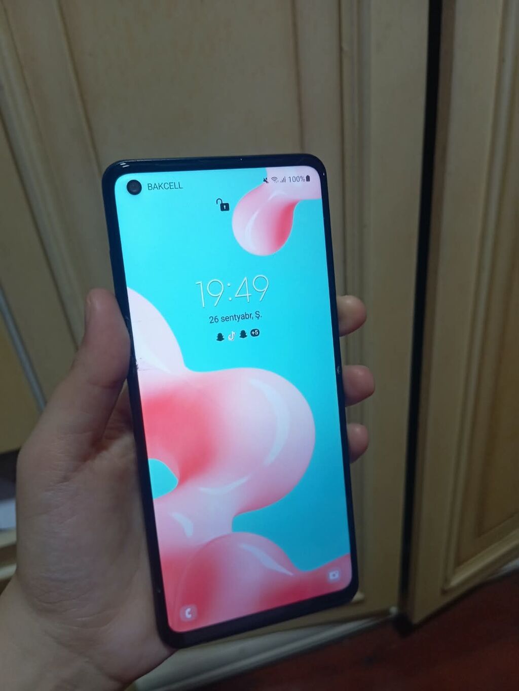 Samsung Galaxy A21S, rəng - Mavi, Barmaq izi — Samsung, Pirəkəşkül (4)