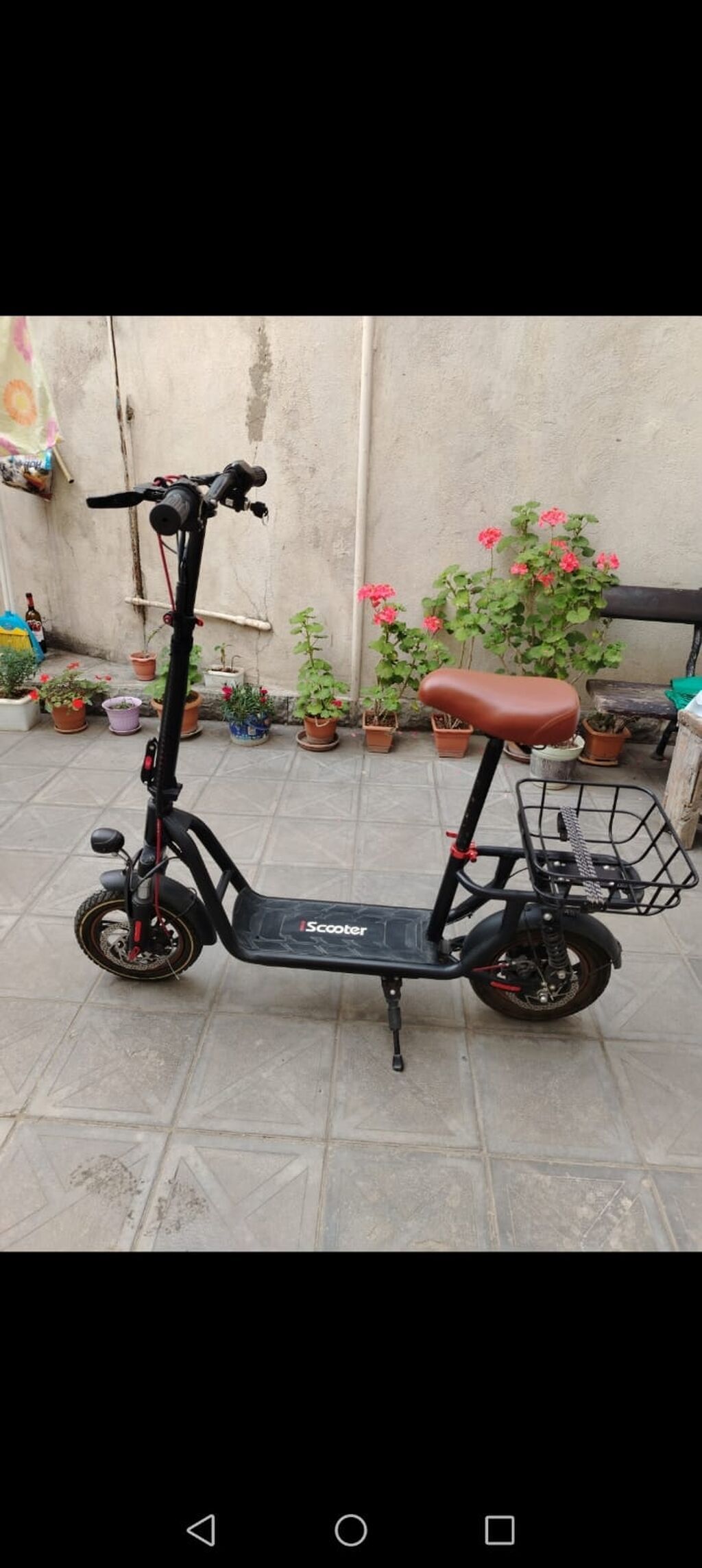 IScooter elektrik skuter - Brend/model: iScooter - Rəng: qara — Mopedlər və skuterlər, Bakı (5)
