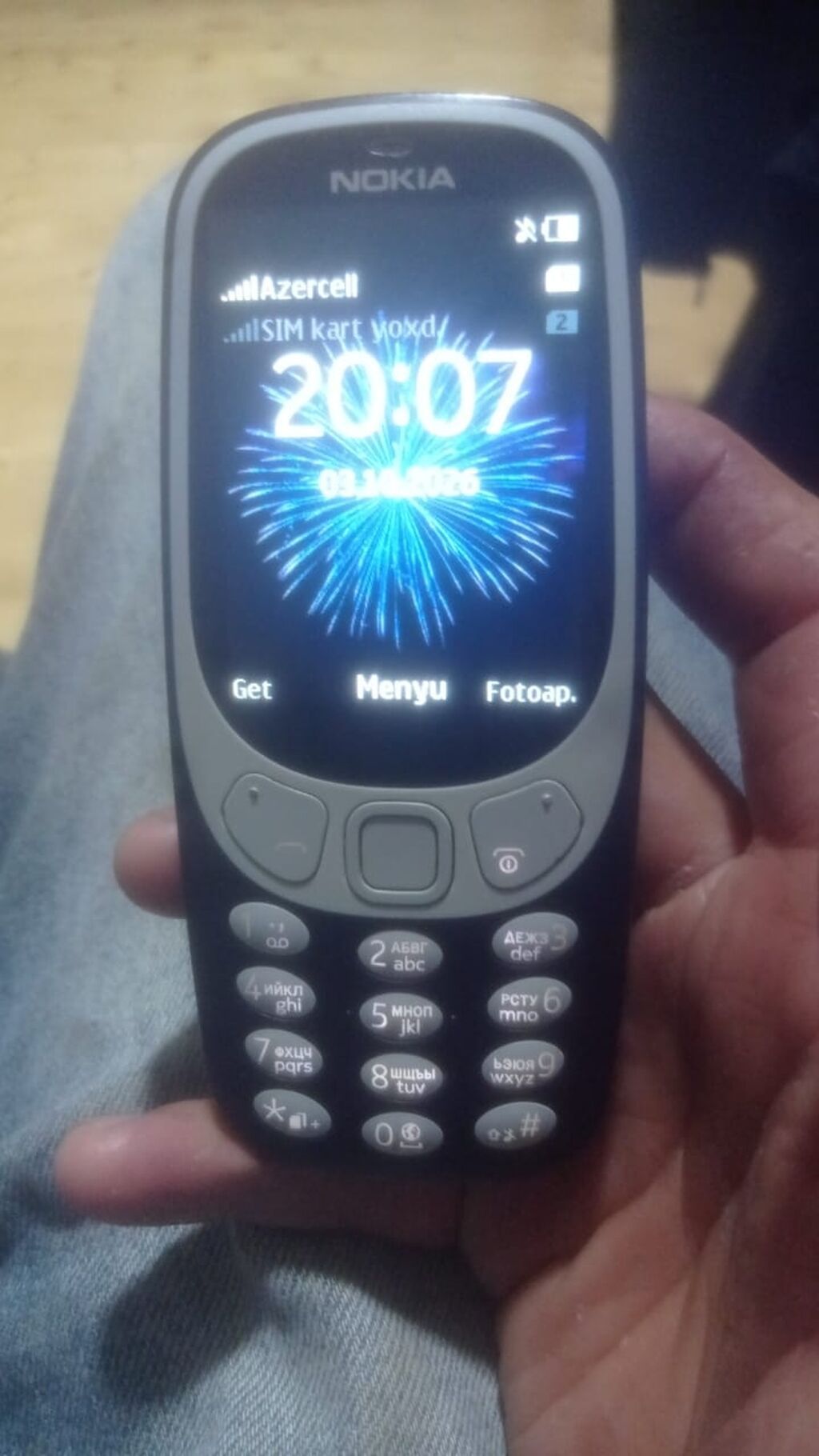 Nokia 3310, rəng - Göy, Düyməli — Nokia, Qobu