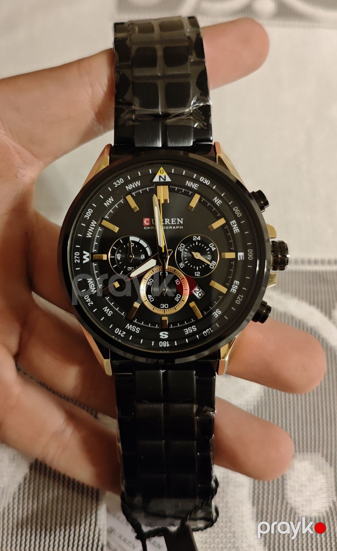 Curren Chronograph Saatı - Siyah Rəngində — Qol saatları, Bakı (2)