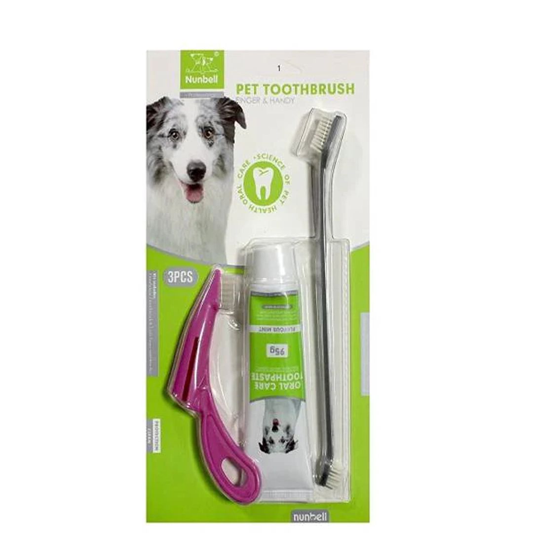 Dəst Nunbell 3 Piece Dental Kit For Dogs 95 q — Mallar, Bakı