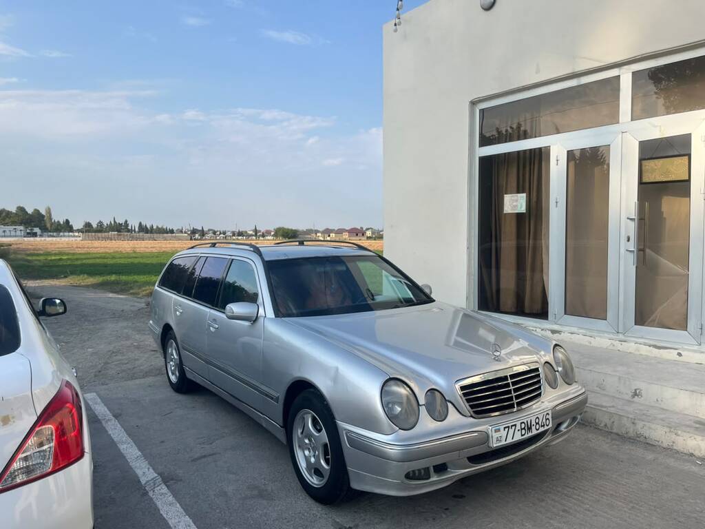 Mercedes E 270, 2.7 L, 2001 il, 600 150 km — Avtomobillər, Bərdə (4)
