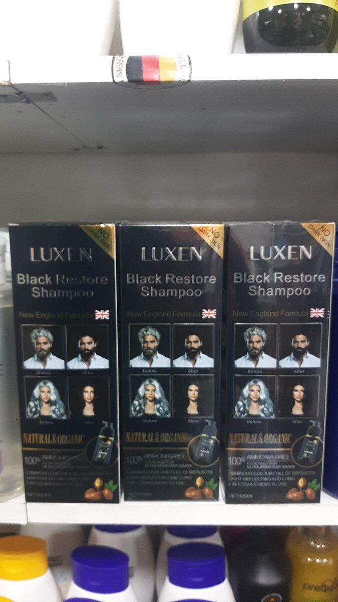 Saç qaraldan şampun Luxen Black Restore 420 ml — Gözəllik və səhiyyə, Bakı (8)