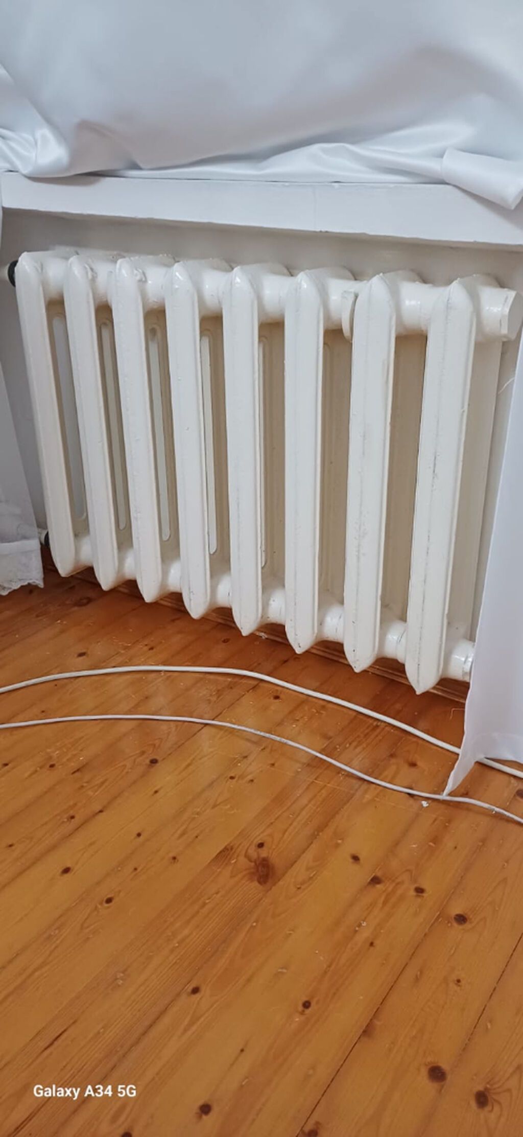 Sovet istehsalı olan çuqun radiatorlar satılır: 4 ədəd 8 seksiyalı və — Ev malları, Bakı (2)