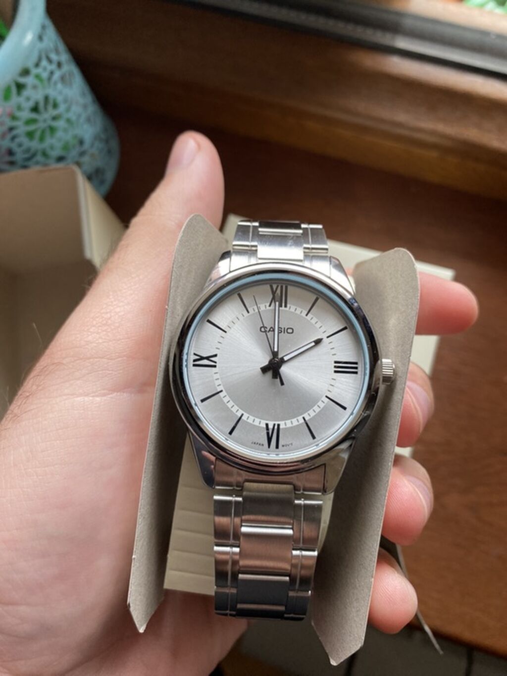 Orginal Casio kişi qol saatı - Klassik dizayn: gümüşü rəngli — Qol saatları, Bakı