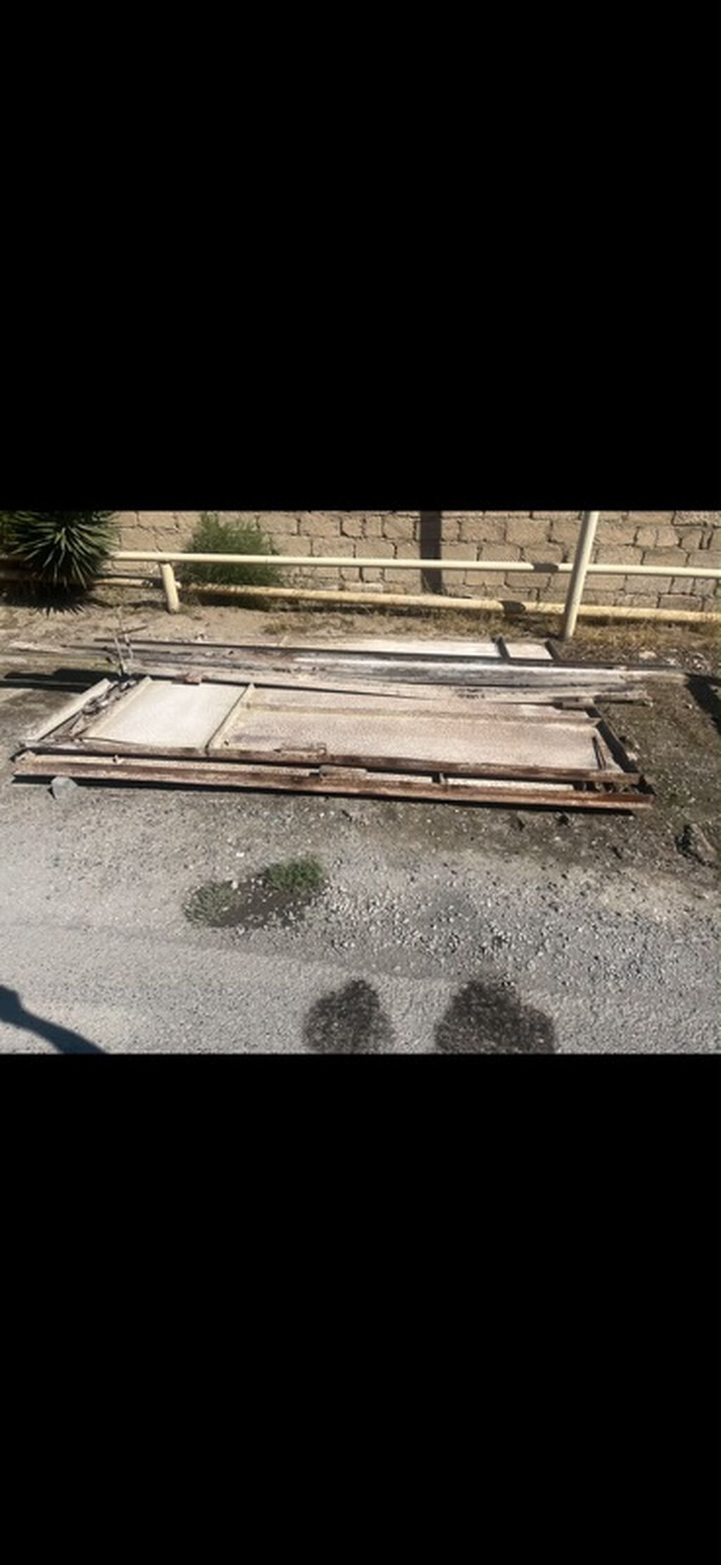 İşlənmiş Dəmir Həyət darvazası, 4 m, Mexaniki — Pəncərələr, qapılar, balkonlar, Bakı (2)